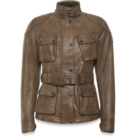 Veste Femme Belstaff Trialmaster Lady Cuir Birch Marron