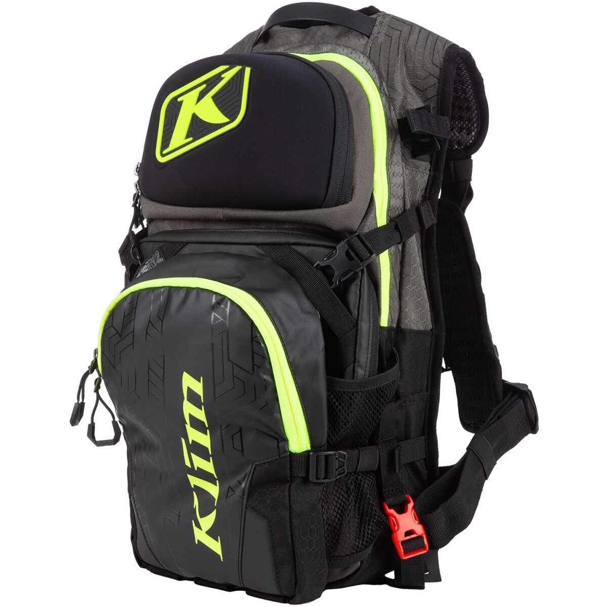 Sac À Dos Klim Nac Pak 13L Noir Jaune Fluo