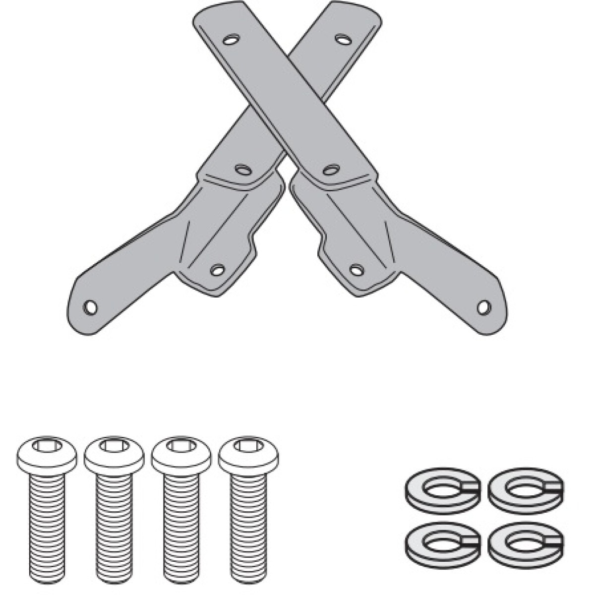 Support Top Case Givi SR7604 Zontes 368 G (2025)