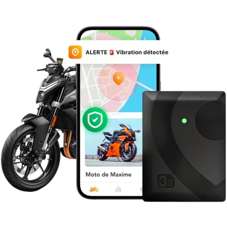 Traceur GPS Connecté GeoRide 3s - Traceur GPS Moto GeoRide