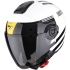 Casque Scorpion Exo City II Juventus Blanc Noir Jaune