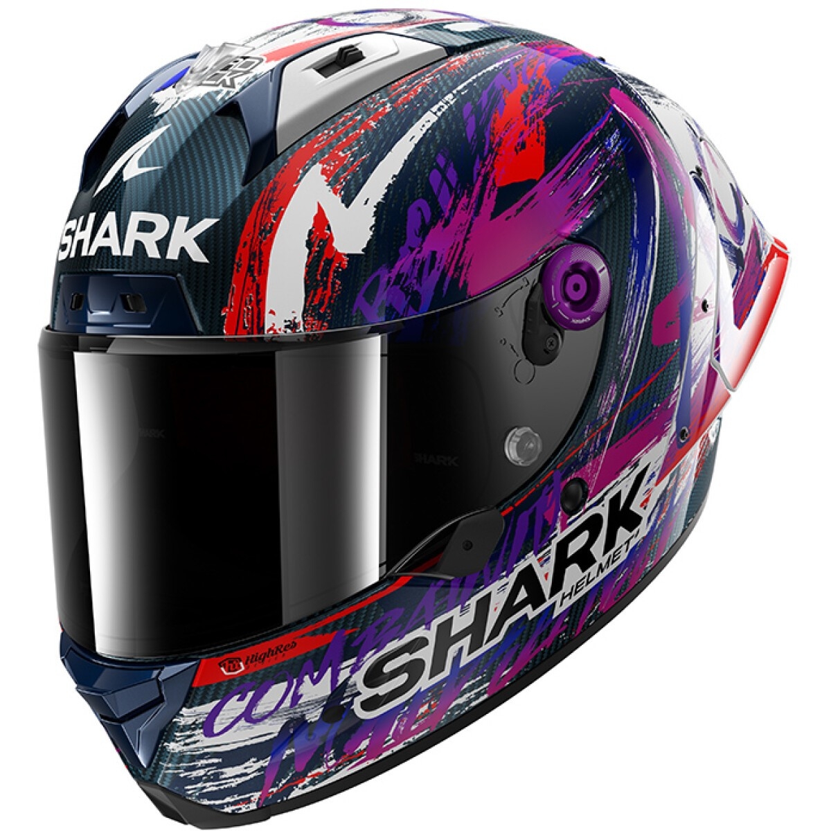 Casque Shark Aeron GP FIM Replica Zarco Signature 25