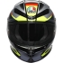 Casque AGV K6 S MPLK Erazer Noir Rouge Jaune Fluo