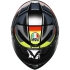 Casque AGV K6 S MPLK Erazer Noir Rouge Jaune Fluo