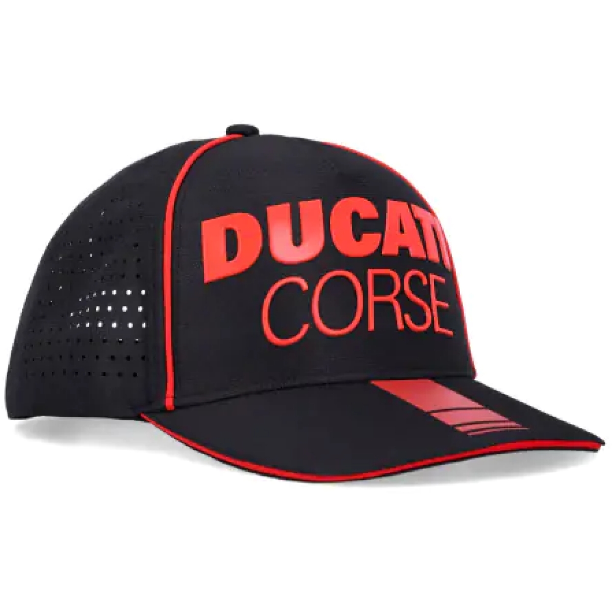 Casquette Pritelli Ducati Corse Noir Rouge