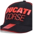 Casquette Pritelli Ducati Corse Noir Rouge