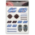 Planche Stickers Pritelli JM89 Bleu Noir
