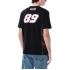 T-Shirt Pritelli Jorge Martin Dual Aprilia Gradient Bottom Noir