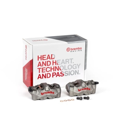 Paire D'étrier De Frein Avant Radial Brembo Upgrade GP4-RS 4 Pistons Ø30mm - Freinage BREMBO