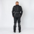 Pantalon IXS GTX 1.0 Court Noir Gris Moyen