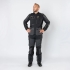 Pantalon IXS GTX 1.0 Court Noir Gris Moyen