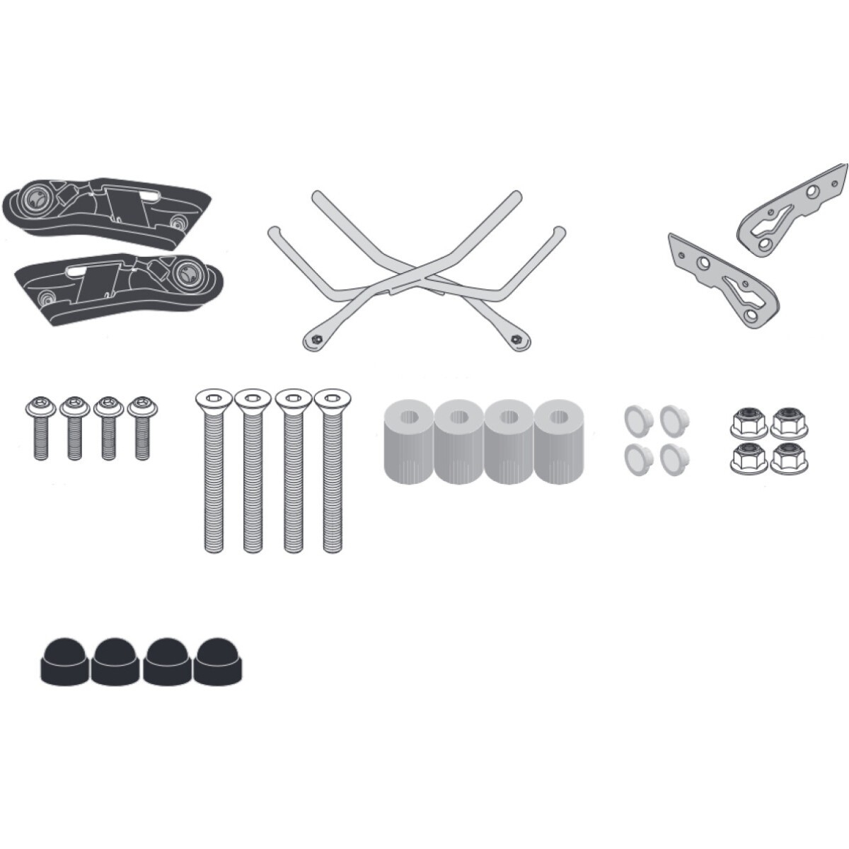 Support Sacoches Cavalières Givi TR2171 Remove-X Yamaha Tracer 9 /GT /GT+ (2025)