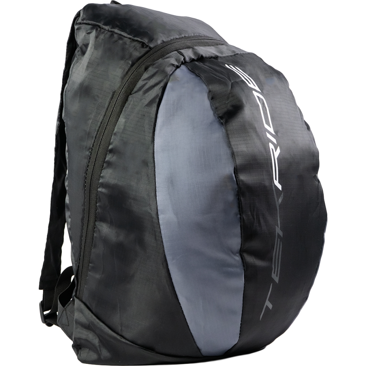 Sac À Dos Tekride Pliable Noir Gris 20L Transport Casque + Housse