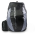 Sac À Dos Tekride Pliable Noir Gris 20L Transport Casque + Housse