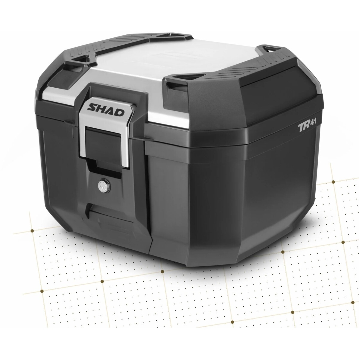 Top Case Shad TR41 Terra Noir Couvercle Alu