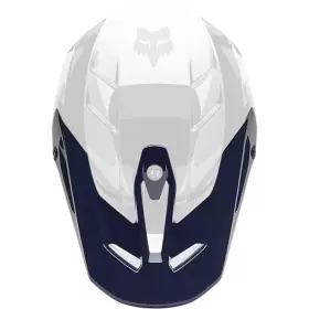 Casquette De Casque Cross Fox V3 Fade Blanc Bleu
