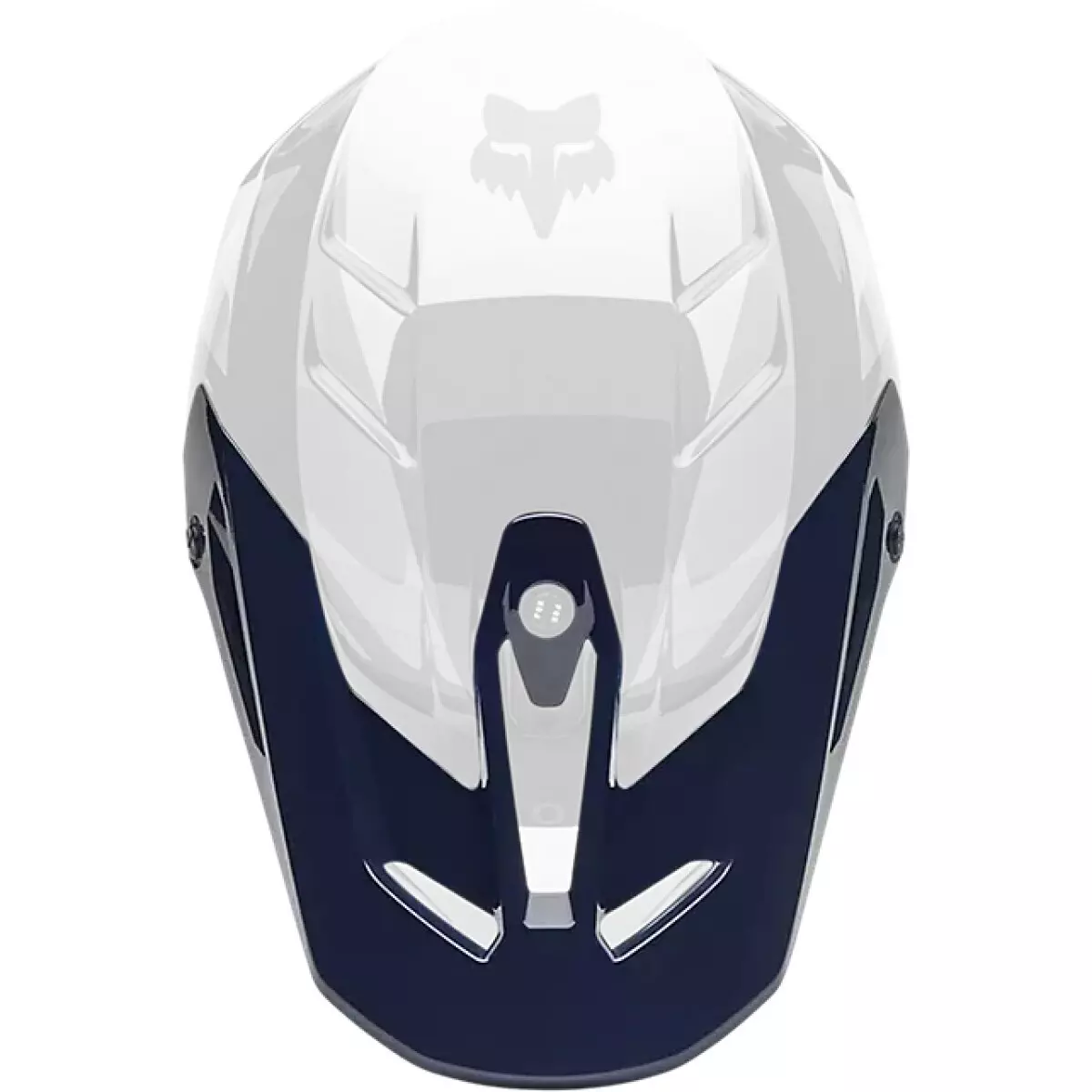 Casquette De Casque Cross Fox V3 Fade Blanc Bleu