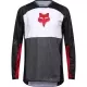 Maillot Cross Fox 180 Flow Blanc Rouge