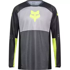 Maillot Cross Fox 180 Flow Noir Jaune