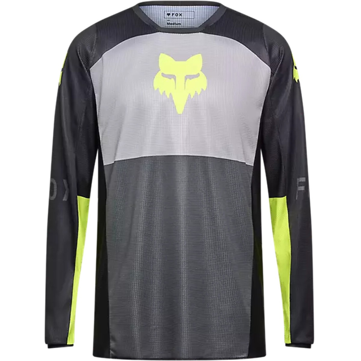 Maillot Cross Fox 180 Flow Noir Jaune