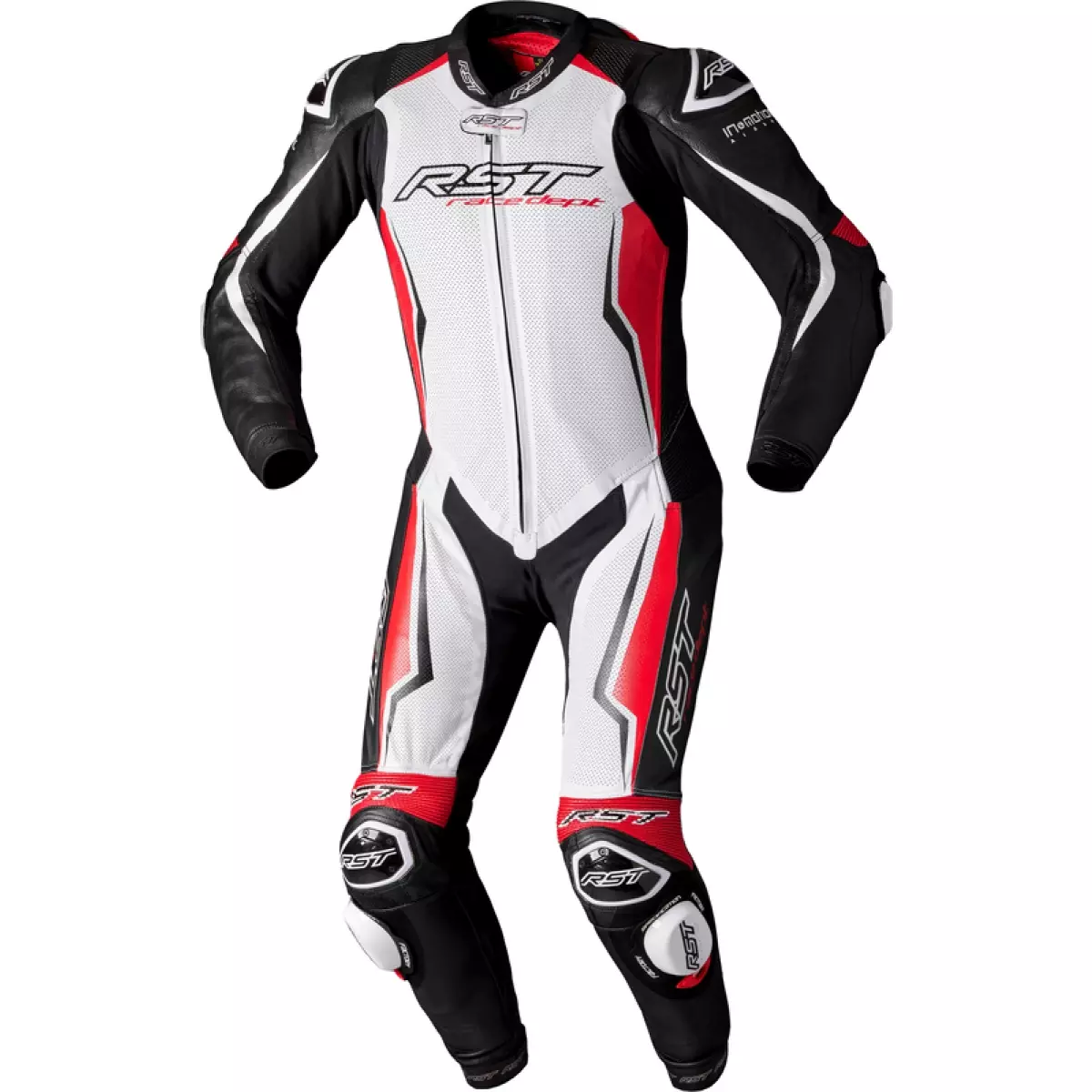 Combinaison RST V4.1 EVO Kangaroo Airbag Blanc Rouge Noir