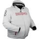 Blouson Bering Warwick Grande Taille Gris Clair Rouge
