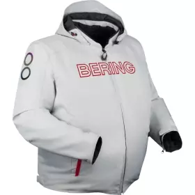 Blouson Bering Warwick Grande Taille Gris Clair Rouge