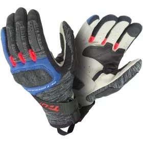 Gants T.Ur G-Knit Noir Bleu
