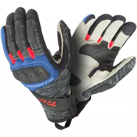Gants T.Ur G-Knit Noir Bleu