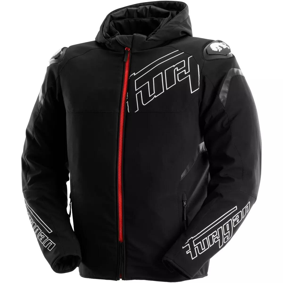 Blouson Furygan Sektor Roadster Evo Noir Blanc Rouge
