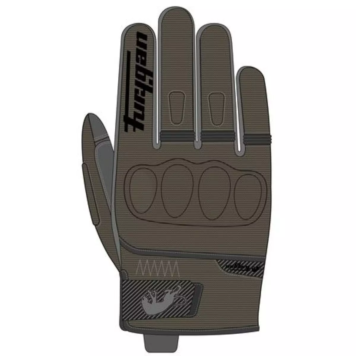 Gants Furygan Jet All Seasons D3O® Evo Kaki