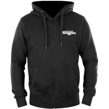 Sweat Furygan Corpo Zip Noir Blanc