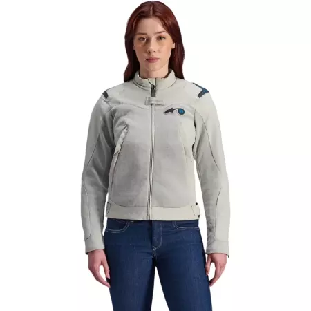 Blouson Femme Alpinestars Stella Circal-1 Air Metal Gris Methyl Bleu