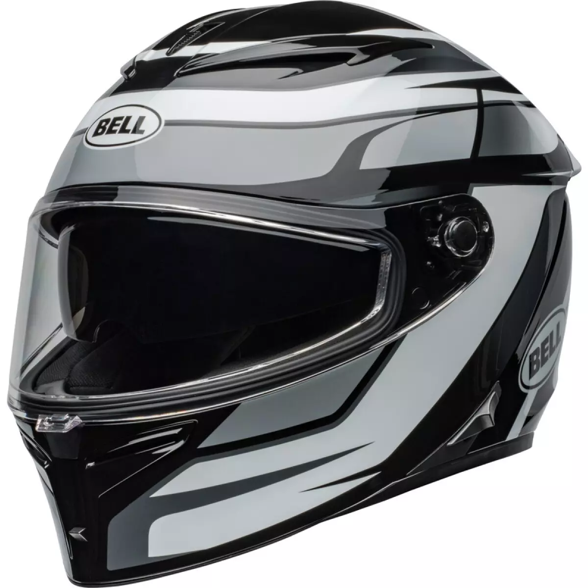 Casque Bell Lithium Podium MIPS Noir Blanc Brillant