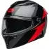 Casque Bell Lithium Shear Noir Gris Rouge Brillant