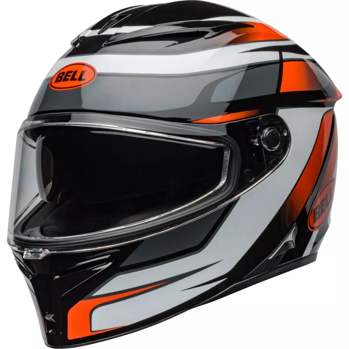 Casque Bell Lithium MIPS Podium Noir Orange Brillant