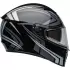 Casque Bell Lithium Jetstream Noir Argent Brillant