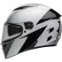 Casque Bell Lithium Shear Noir Argent Blanc Brillant
