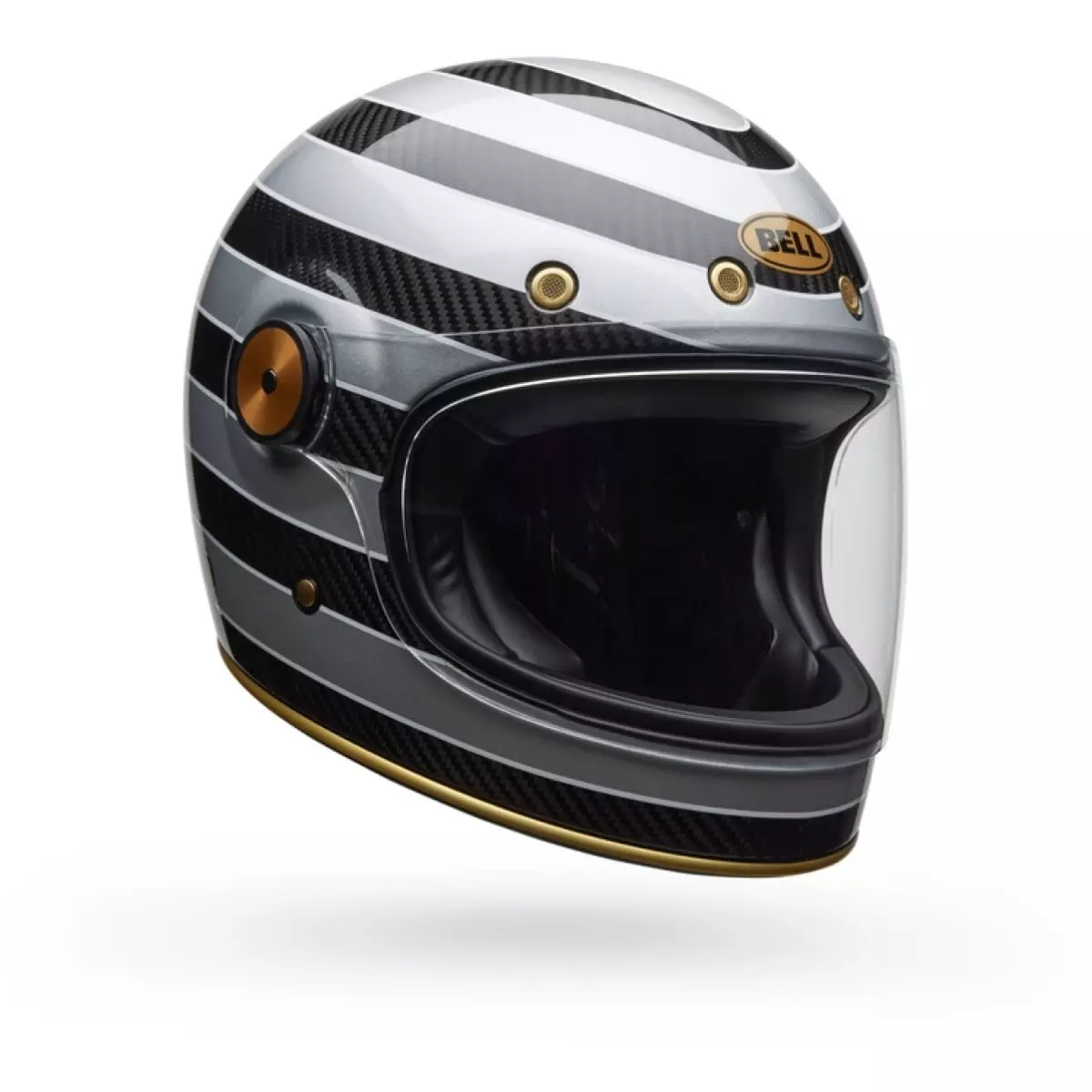 Casque Bell Bullitt GT Carbone RSD Temple Noir Argent Brillant