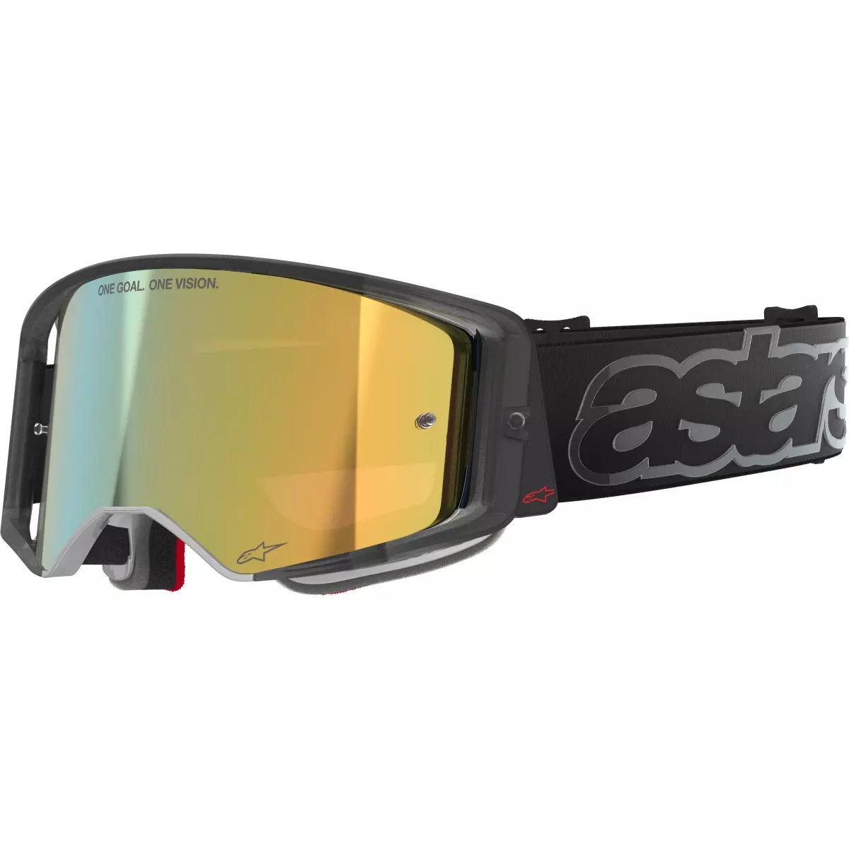 Masque Cross Alpinestars Supertech Vision Vista Noir Or