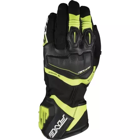 Gants Five RFX4 Evo WaterProof Noir Jaune fluo