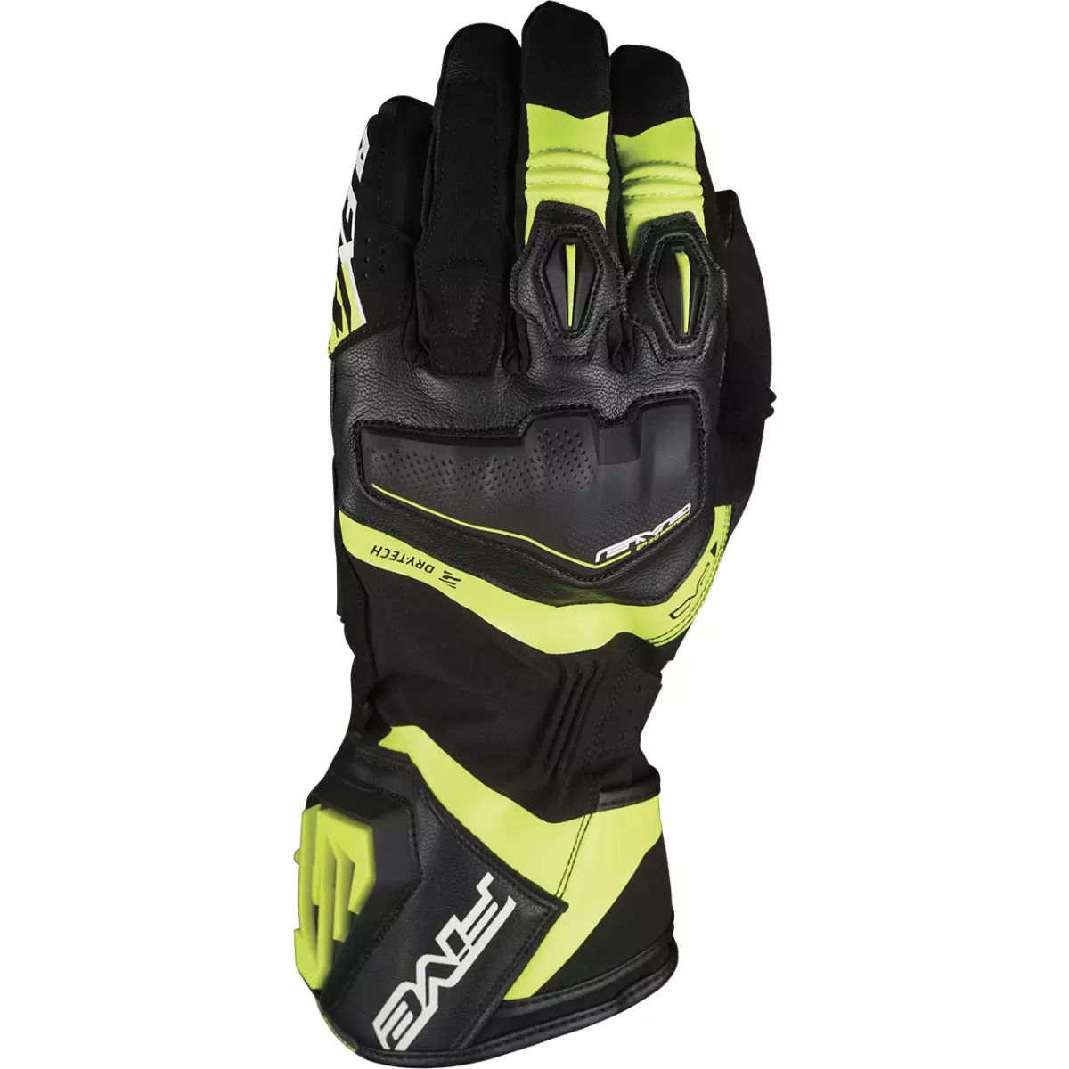 Gants Five RFX4 Evo WaterProof Noir Jaune fluo