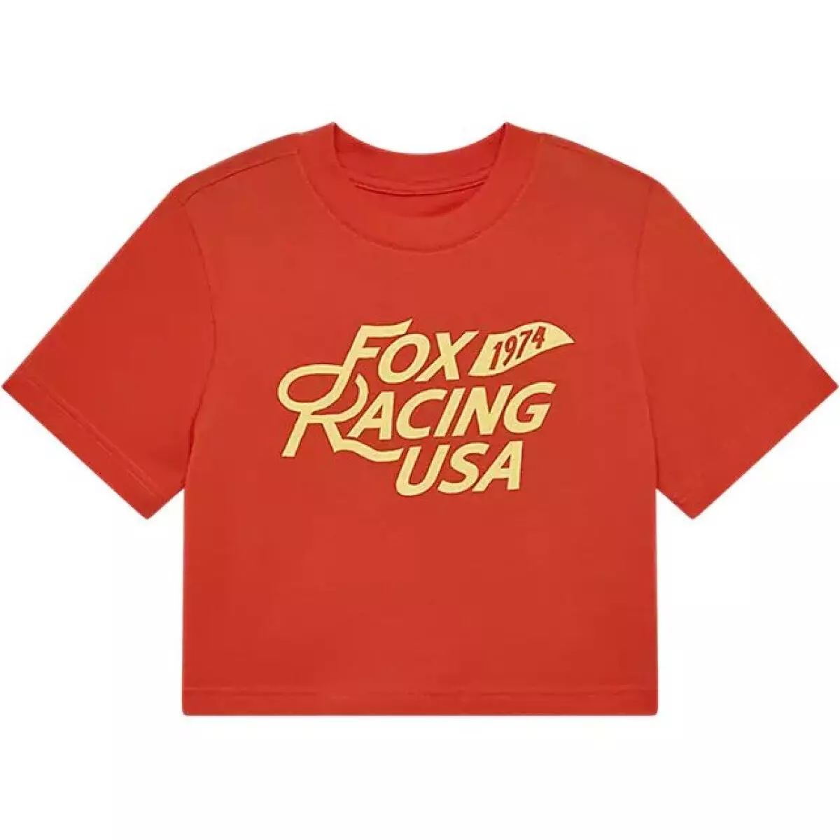 T-shirt Femme Fox Usa Baby Orange