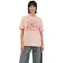 T-shirt Femme Fox Never Stock Rose Clair