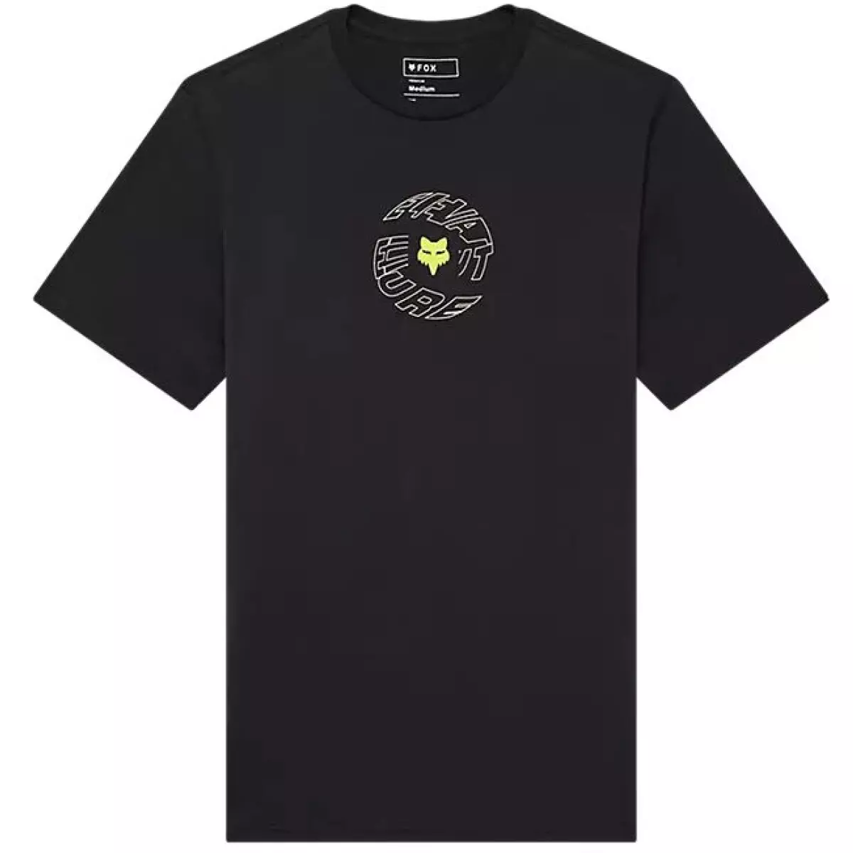 T-Shirt Fox Spiral Noir