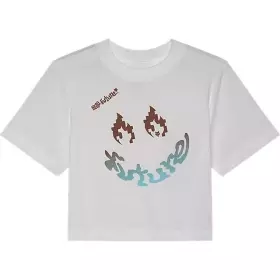 T-Shirt Femme Hello Baby Blanc