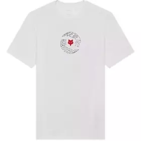T-Shirt Fox Spiral Blanc