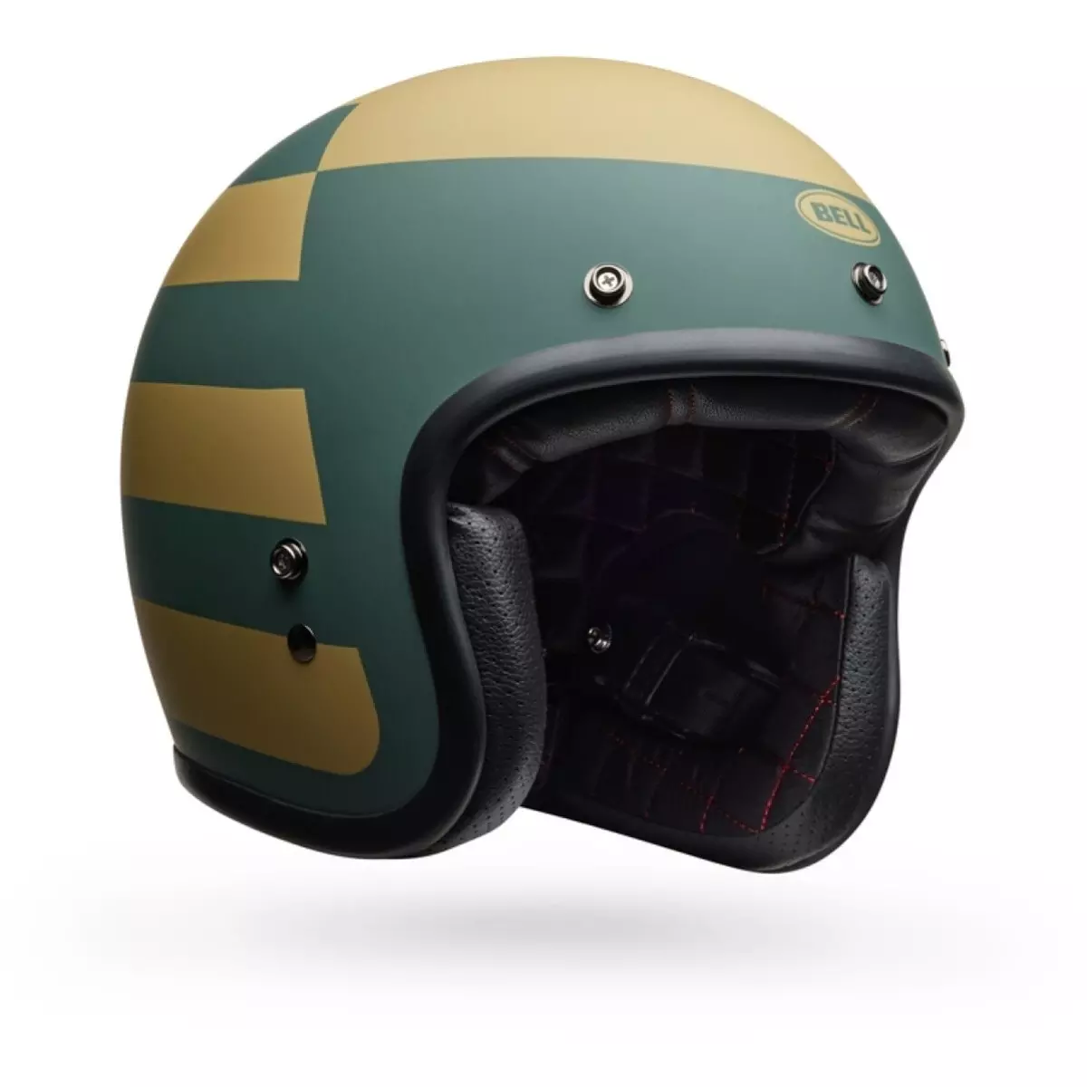 Casque Bell Custom 500 Parlor Vert Or Mat