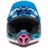 Casque Cross Bell MX-9 Mips Breakdance Bleu Rose Brillant