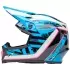 Casque Cross Bell MX-9 Mips Breakdance Bleu Rose Brillant